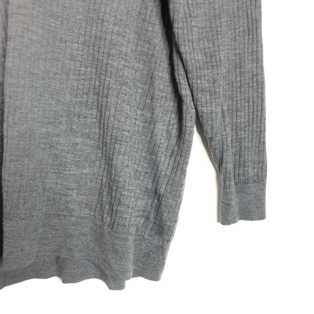 UNIQLO Wool Blend Ribbed Knit Sweater - Picture 4 of 7